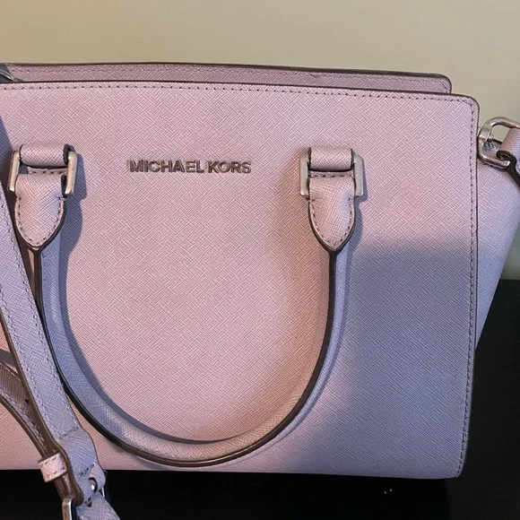 Michael Kors • Lilac Selma Saffiano Leather Spring / Summer Satchel